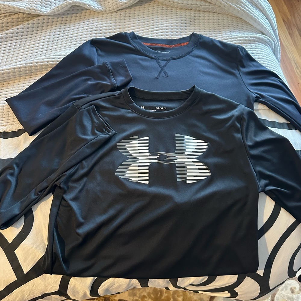 2 Boys Large Activewear Tops
